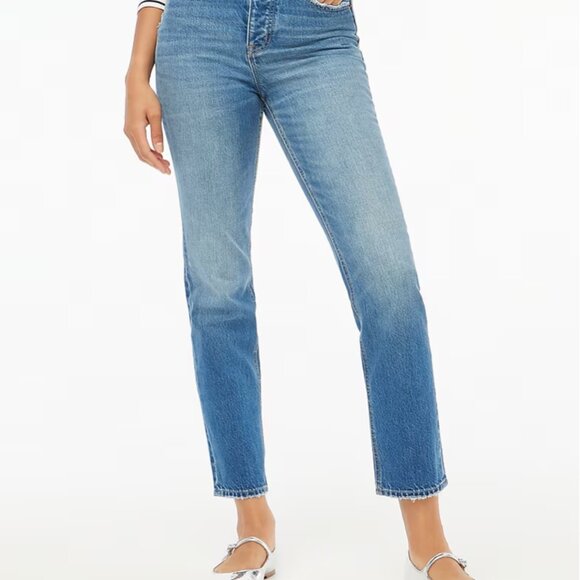 J. Crew Factory Premium Edition straight jean with button fly - Picture 1 of 7